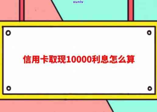 怎样计算中信信用卡10000元一个月的利息？