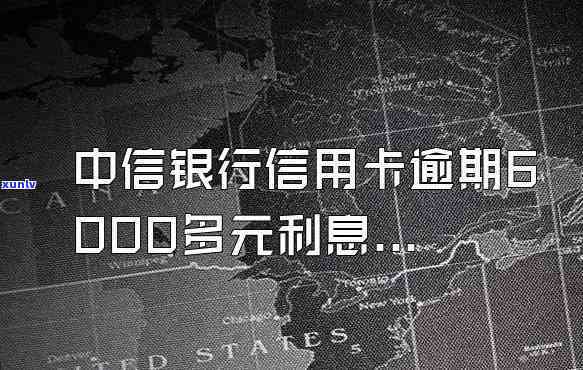 中信信用卡逾期3年利息计算  及查询方法