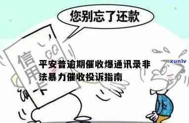 平安普爆通讯录，怎样应对？能否起诉？已造成严重结果。