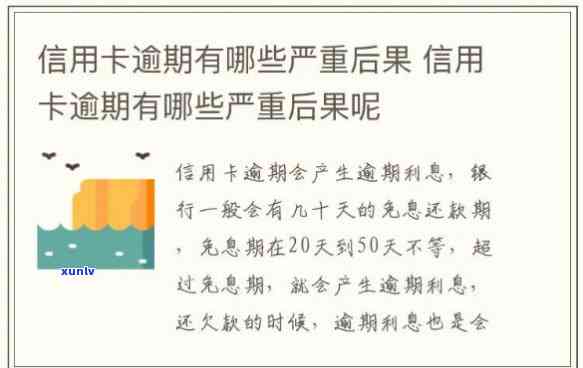 “信用卡逾期”，警惕！信用卡逾期的结果严重，你必须知道