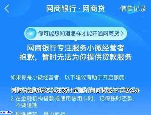 支付宝网商贷无逾期作用贷款吗，探讨支付宝网商贷无逾期是不是会作用您的贷款申请