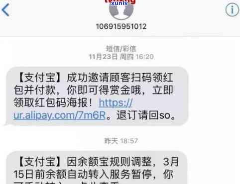 支付宝蚂蚁借呗逾期短信，关键提醒：未准时还款，您可能收到支付宝蚂蚁借呗的逾期短信