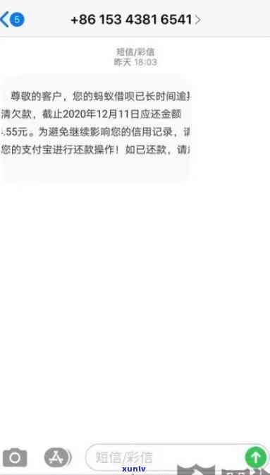 支付宝借呗逾期催债短信是真的吗，真相揭秘：支付宝借呗逾期催债短信是不是真实存在？