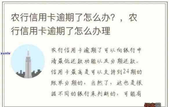 信用卡3万逾期半年怎么办农行-信用卡3万逾期半年怎么办农行卡