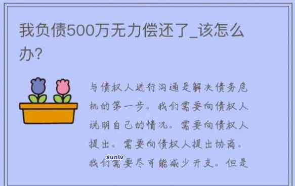 负债五十万无力偿还会怎么样解决？详解应对策略与可能结果