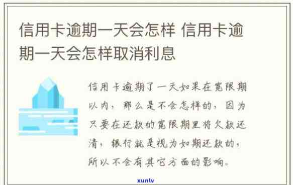 利川信用卡逾期一天解决方法及作用解析