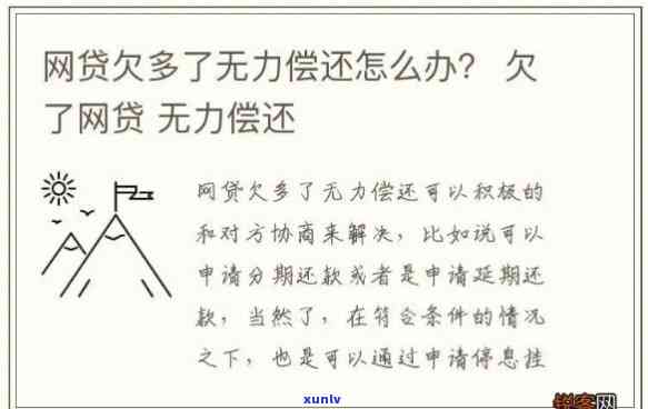 欠多个网贷还不上怎么办，怎样应对多平台网贷欠款无力偿还的疑问