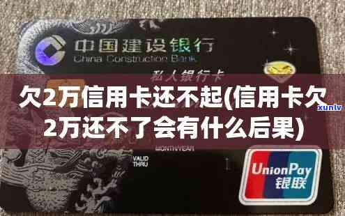 欠信用卡2万还不上会怎样-欠信用卡2万还不上会怎样呢