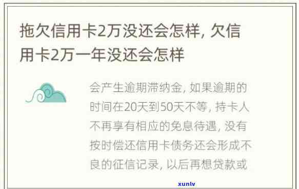 欠银行2万多没还会怎么样-欠银行2万多没还会怎么样呢