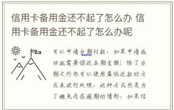 欠信用卡备用金还不上会怎么样-欠信用卡备用金还不上会怎么样吗