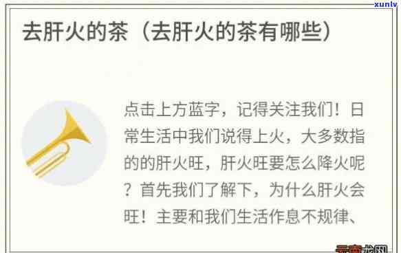 肝火旺喝点什么茶好得快？推荐几款有效降火的茶饮