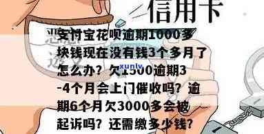 欠还款1000多逾期两个月会产生什么结果？