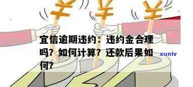 解决逾期有多少违约金，逾期未解决将面临多少违约金？