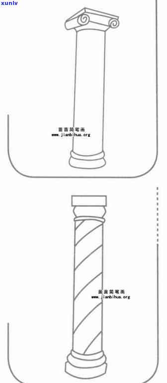 北京汉白玉石柱简笔画，如何用简单易学的步骤画出北京汉白玉石柱