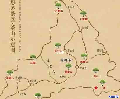 思茶山分布全览：著名茶山地图与高清图片