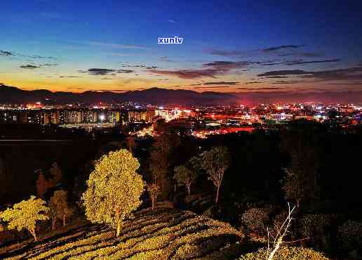 普洱市思区茶山：探寻神秘与璀璨夜景