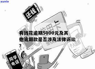 有钱花逾期5000元：长达500多天未还，目前仍欠款4000元