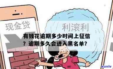 有钱花逾期5天后多久能再次借款？是否会上黑名单？