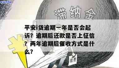 平安i贷逾期一年他们会真的去起诉吗，平安i贷逾期一年：他们是不是会真的去起诉？