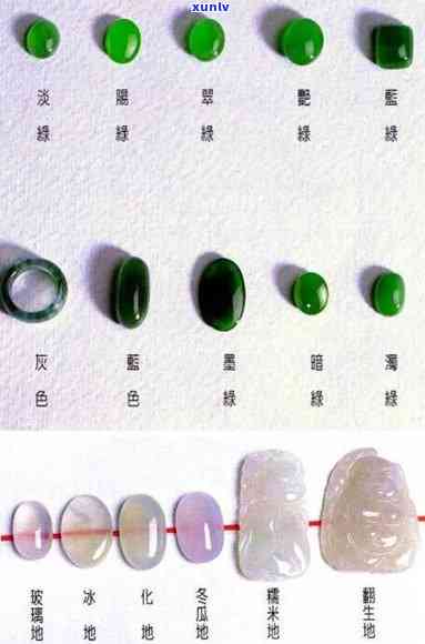 各种翡翠图解大全图片，全面解析：各类翡翠的图解大全及精美图片