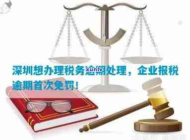 深圳企业报税逾期首次免罚政策：合条件者可享受减免