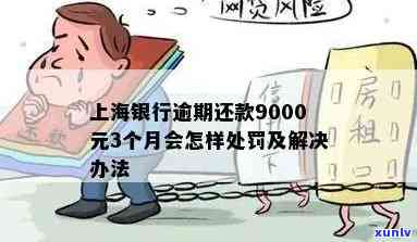 上海银行逾期还款9000元3个月的结果及处罚是什么？