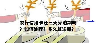 农行信用卡逾期一天：有何影响？会否影响？