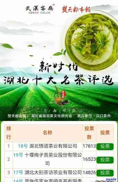 湖北十大名茶排名：最新榜单揭晓