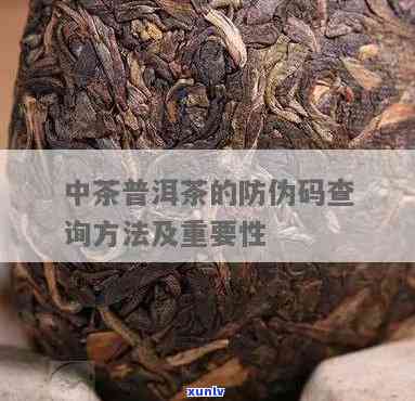 中茶防伪标识，揭秘中茶防伪标识：如何辨别真伪？