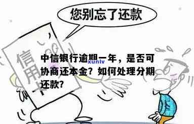 中信银行贷款逾期：怎样协商分期付款？