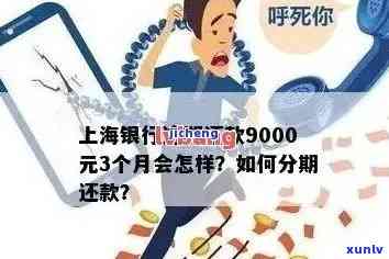 上海银行逾期还款9000元3个月的结果及处罚是什么？