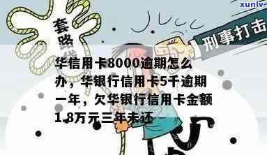 华银行信用卡5千逾期一年怎样解决及结果分析