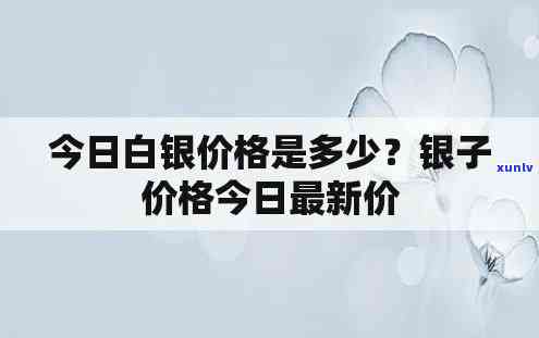 银子价格走势图今日价格：实时动态与表格展示