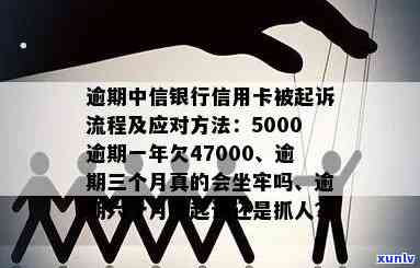 逾期中信银行信用卡4个月，被起诉流程全解析：5000元逾期一年，47000元怎样应对诉讼