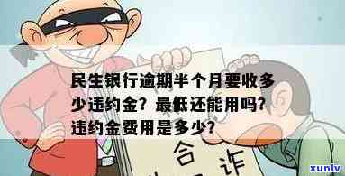 民生逾期收违约金怎么办，民生逾期还款，怎样避免高额违约金？