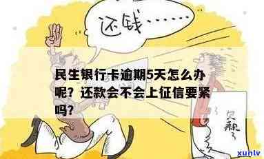 民生银行5天逾期怎么办，民生银行贷款5天未还，应怎样解决逾期疑问？