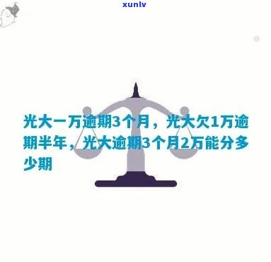 光大逾期一万多超过3个月，逾期三个月，光大银行欠款一万多元仍未归还