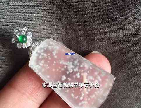 冰种木那雪花棉翡翠什么价，探究价格：冰种木那雪花棉翡翠的价值评估