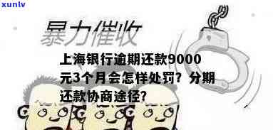 上海银行逾期还款9000元3个月的结果及处罚是什么？