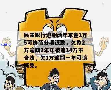 民生银行逾期两年了本金一万五可以协商分期吗，咨询：民生银行信用卡逾期两年，本金一万五能否申请分期还款？