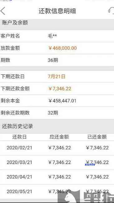 平安7万逾期半年罚息金额是多少？