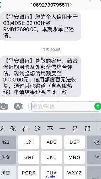 平安银行逾期短信通知模板图片大全及下载