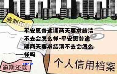 平安普逾期两天未结清：不去会发生什么？逾期两个月，人员上门应怎样解决？