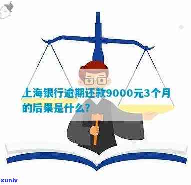 上海银行逾期三个月想分期还款找谁协商？逾期9000元3个月结果是什么？