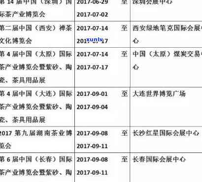 州茶博会展位价格-州茶博会展位价格表