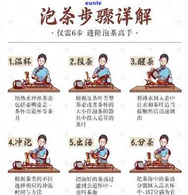 泡茶的步骤漫图解析-泡茶步骤分解图