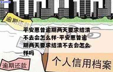 平安普逾期两天请求结清不去会怎么样，平安普逾期两天未解决，可能面临的结果是什么？