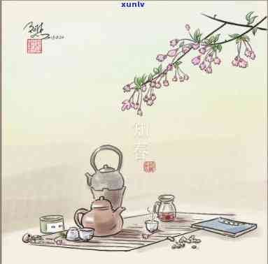 喝茶的卡通画，茶香四溢：可爱的喝茶卡通画欣