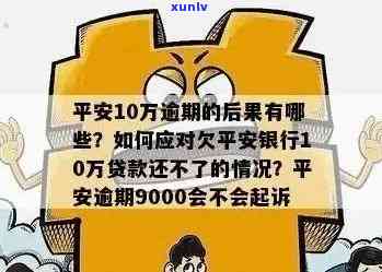 平安贷款逾期四个月会有什么后果？被起诉风险高