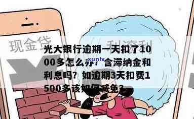 光大逾期扣了三千-光大银行逾期3天扣费1500多怎么减免